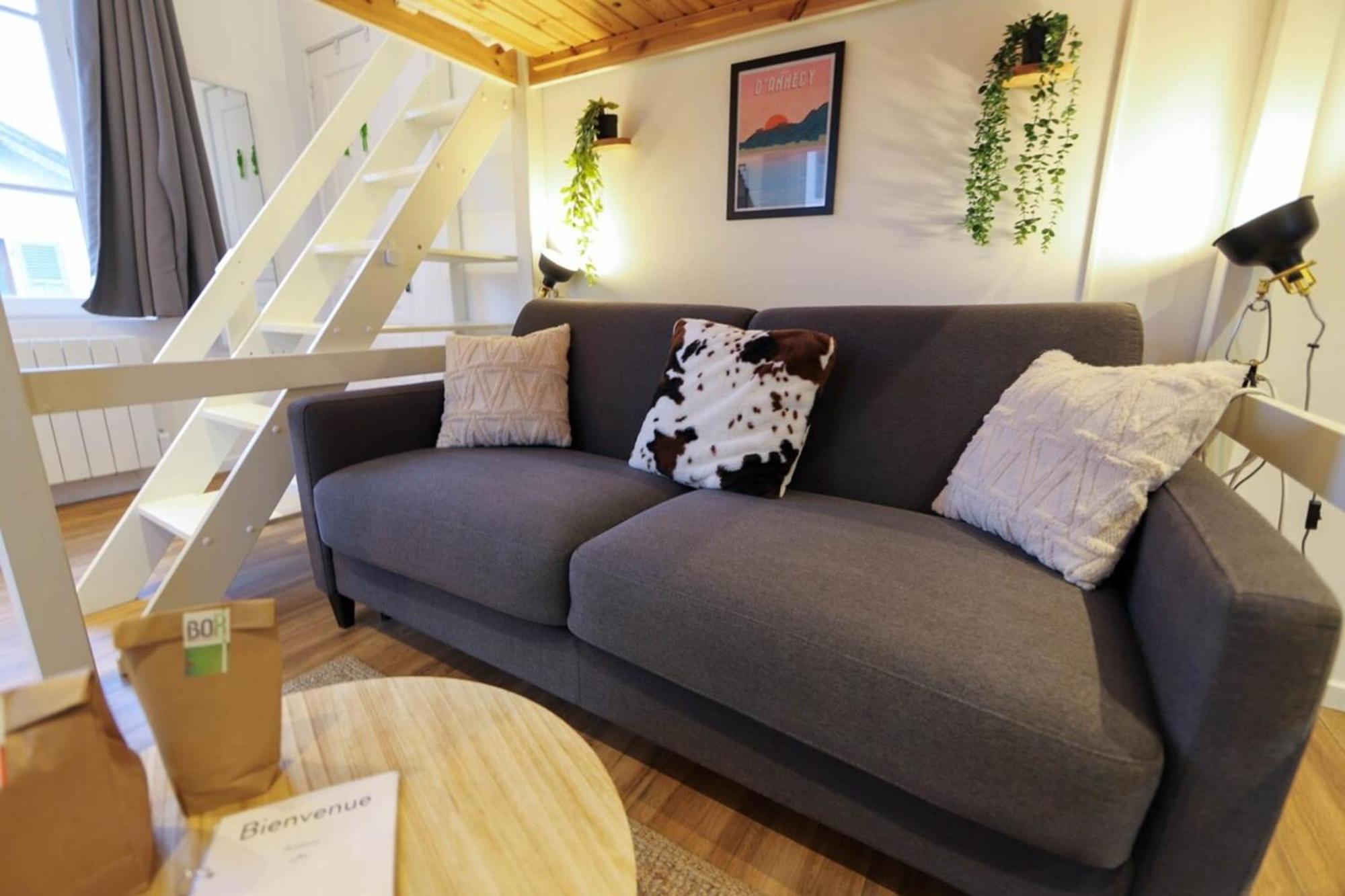 Апартаменты Le Petit Plus - Studio Confortable Avec Parking Анси Экстерьер фото